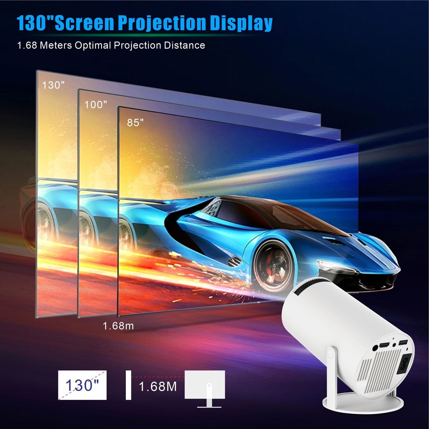 HY300 Pro Projector Home